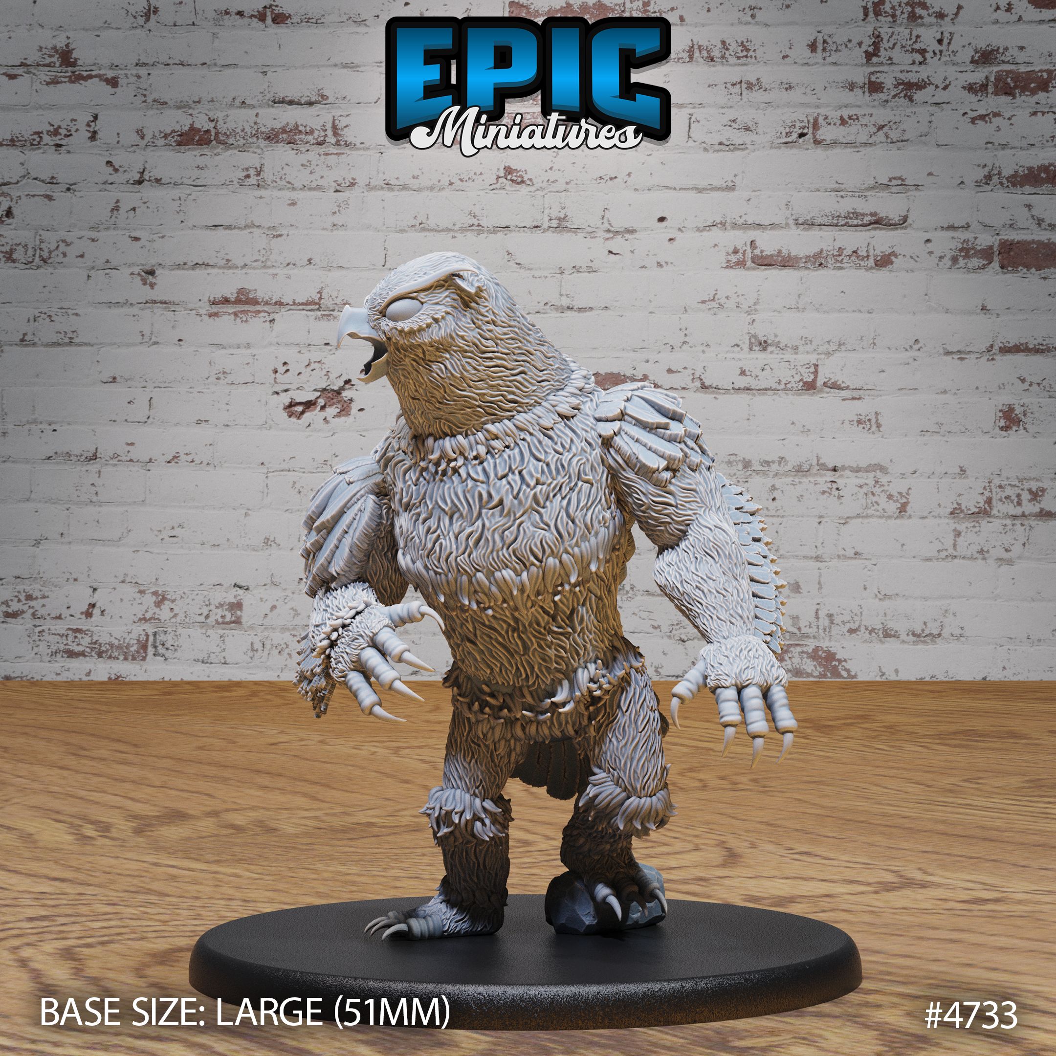 Fabled Owl Bear / Owlbear Creature / Forest Beast / Woodland Predator / Mythical Nature Monster / Fantasy Guard Spawn / Wild Animal Encounter